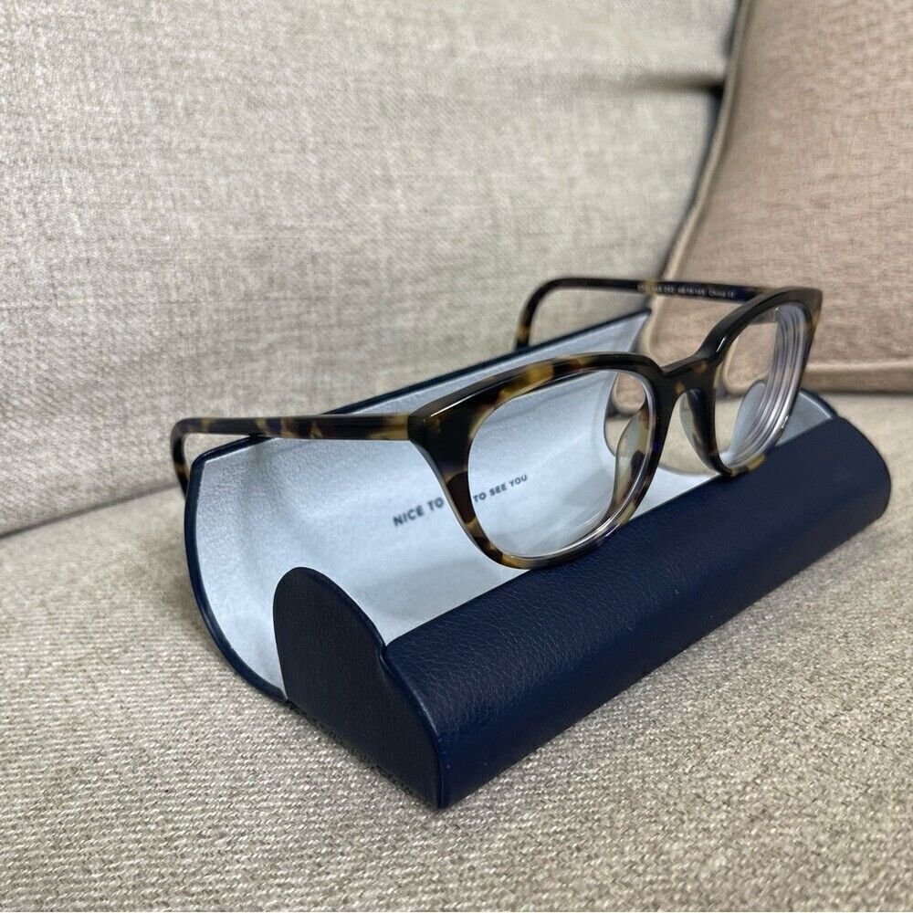 Warby Parker Eyeglasses Tortoise Frames Case Chelsea 252 48-19-145 Eyewear - Picture 3 of 7